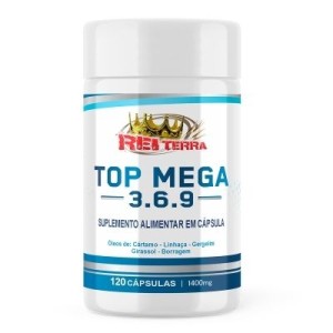 TOP MEGA 3,6,9, AZUL 120 CAPS 1000 MG 