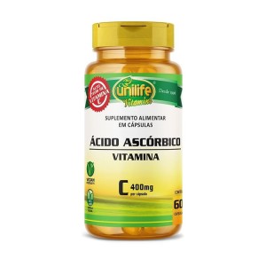 VITAMINA C ACIDO ASC. 60CAPS 400MG 